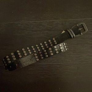 Leather Diesel belt in good condition.  Studded.